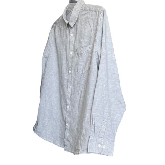 MARC ANTHONY LUXURY LONG SLV, BUTTON-UP SHIRT, MENS, XL SLIM FIT, HEATHER BLUE - Picture 3 of 12